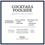 Load image into Gallery viewer, Cocktails Poolside | Citrine Candle | 8oz Mini
