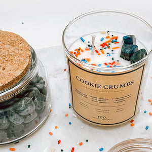 Cookie Crumbs | Blue Apatite Candle | 8oz Mini