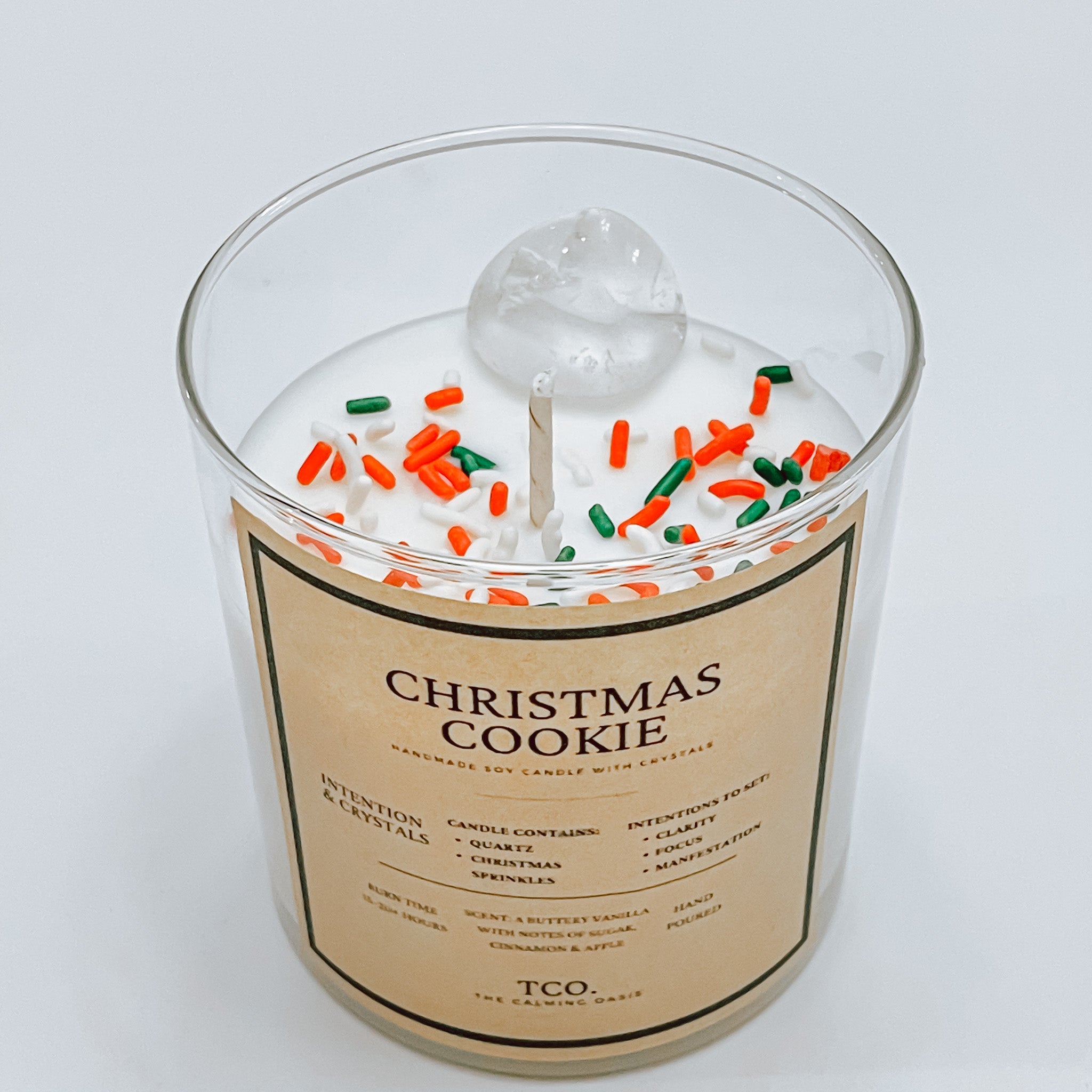 Christmas Cookie | Quartz Candle | 8oz Mini