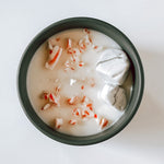 Load image into Gallery viewer, Peppermint Latte | Howlite Candle | 10oz Ceramic

