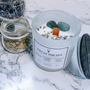 Day At The Spa | Aventurine Candle | 12.5oz Glass